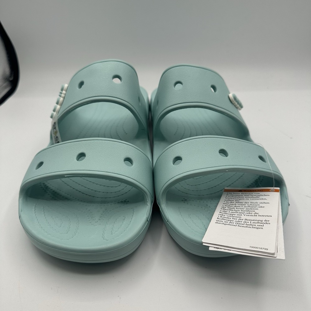 Crocs Classic Sandals Mens Sz 13 Pure Water Blue Slip On Slides 206761-4SS NWT - Picture 4 of 9